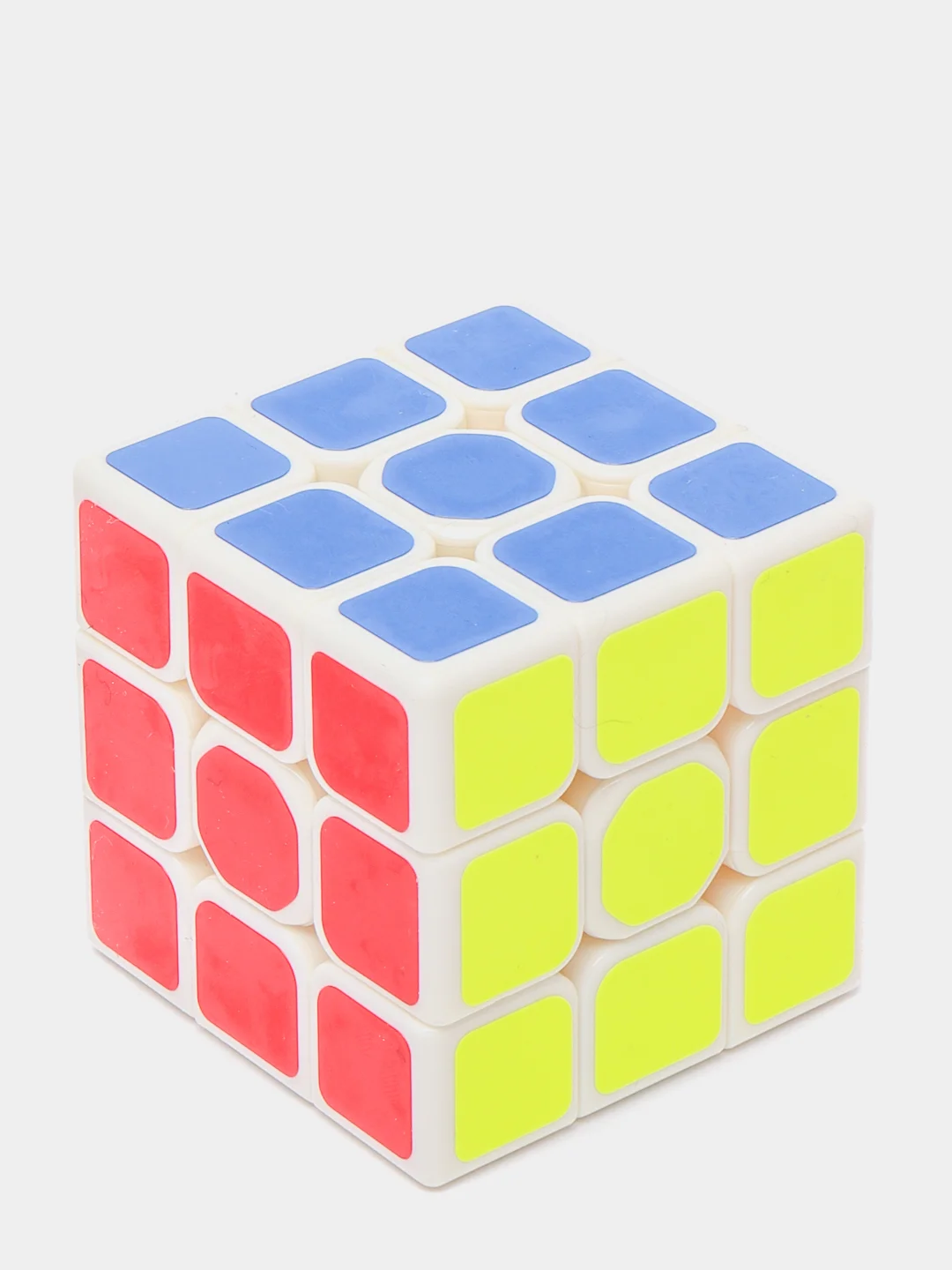 Белый развивающий Кубик головоломка Speed Cube тактильный конструктор антистресс