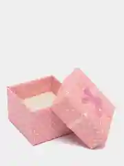 Конфетный коробочка подарочная под кольцо, с бантиком