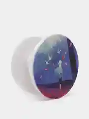 Мятный попсокет Popsocket держатель для телефона и наушников, космос луна месяц свет небо звезда