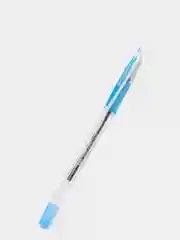 Синий ручка шариковая масляная с грипом Brauberg "i-Rite GT SKY",  голубые детали, узел 0,4 мм