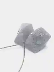 Серый меланж подхват для штор "Кварц", магнитный, 2-сторонний