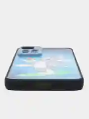 Синий чехол с ярким рисунком/принтом на Xiaomi Note 11 Pro+ 5G (Китайская версия)
