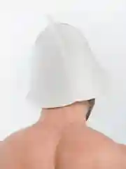 Фиолетовый шапка для бани и сауны, с принтом