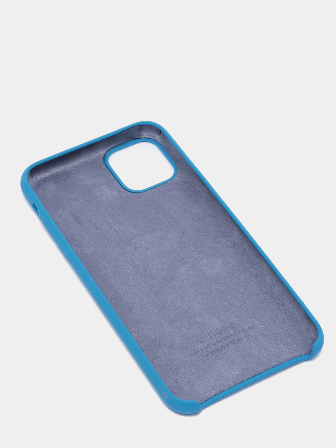 Синий меланж чехол силиконовый для iPhone  Silicone 7/8/,7/8 Plus,X/ XS,XS Max,XR,11,11 Pro,11 Pro Max