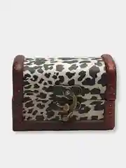 Прозрачный сувенир сундук для хранения мелочей, деревянный