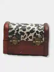 Прозрачный сувенир сундук для хранения мелочей, деревянный