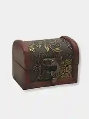 Золотистый хаки сувенир сундук для хранения мелочей, деревянный