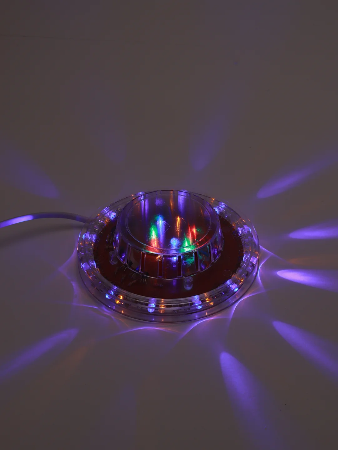 Белый rgb освещение с 48 светодиодами, прозрачное