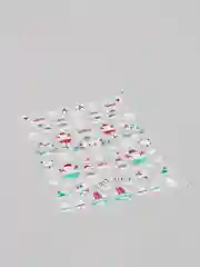 3D наклейки для ногтей, светящиеся в темноте