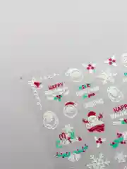 3D наклейки для ногтей, светящиеся в темноте