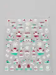3D наклейки для ногтей, светящиеся в темноте