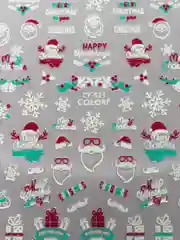 3D наклейки для ногтей, светящиеся в темноте