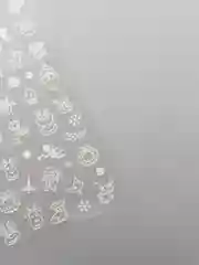 3D наклейки для ногтей, светящиеся в темноте