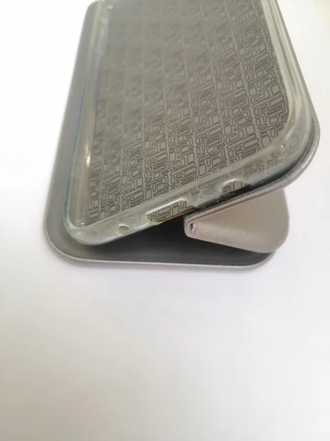 Бордовый чехол-книга магнитный с подставкой, с визитницей Samsung J5 17