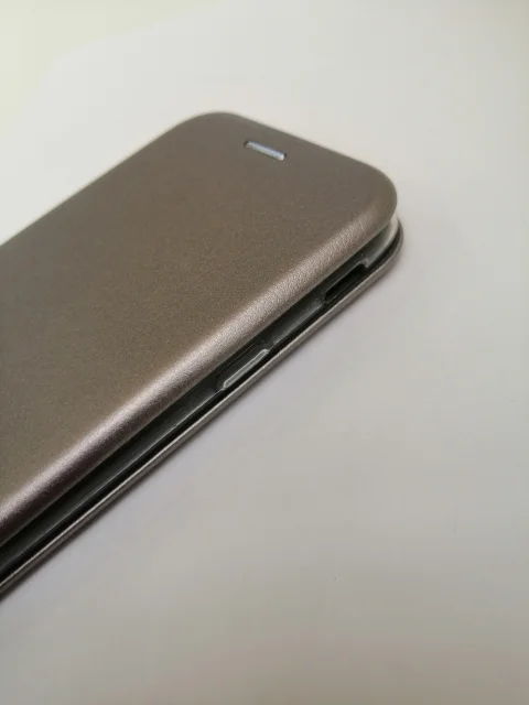 Бордовый чехол-книга магнитный с подставкой, с визитницей Samsung J5 17