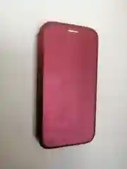 Бордовый чехол-книга магнитный с подставкой, с визитницей Samsung J5 17