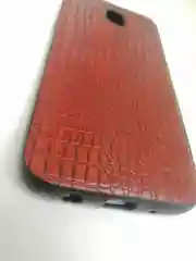 Рыжий силиконовый усиленный чехол Samsung J5 17