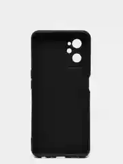 Чехол на Realme 9i силиконовый, черный, матовый