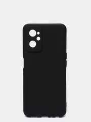 Чехол на Realme 9i силиконовый, черный, матовый