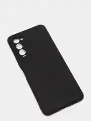 Чехол на Tecno Camon 18P, силиконовый, черный, матовый