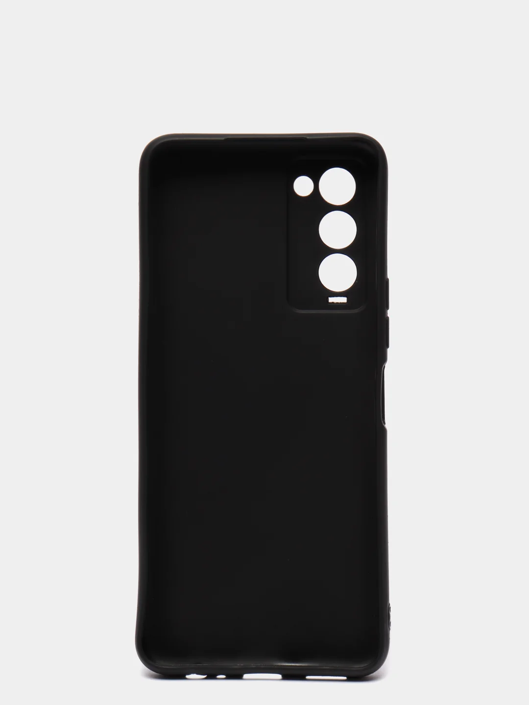 Чехол на Tecno Camon 18P, силиконовый, черный, матовый