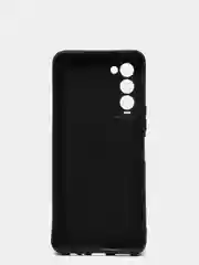 Чехол на Tecno Camon 18P, силиконовый, черный, матовый