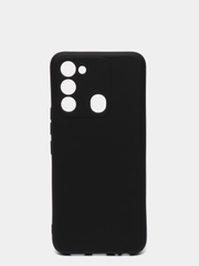 Чехол на Tecno Spark 8C / TECNO Spark GO 2022 силиконовый, черный, матовый