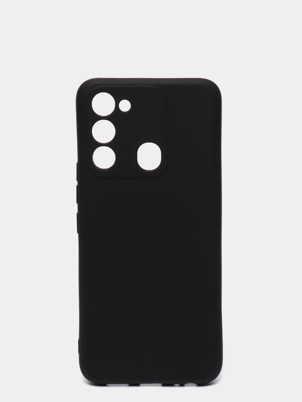 Чехол на Tecno Spark 8C / TECNO Spark GO 2022 силиконовый, черный, матовый