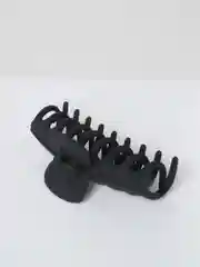 Черный краб для волос, крупный