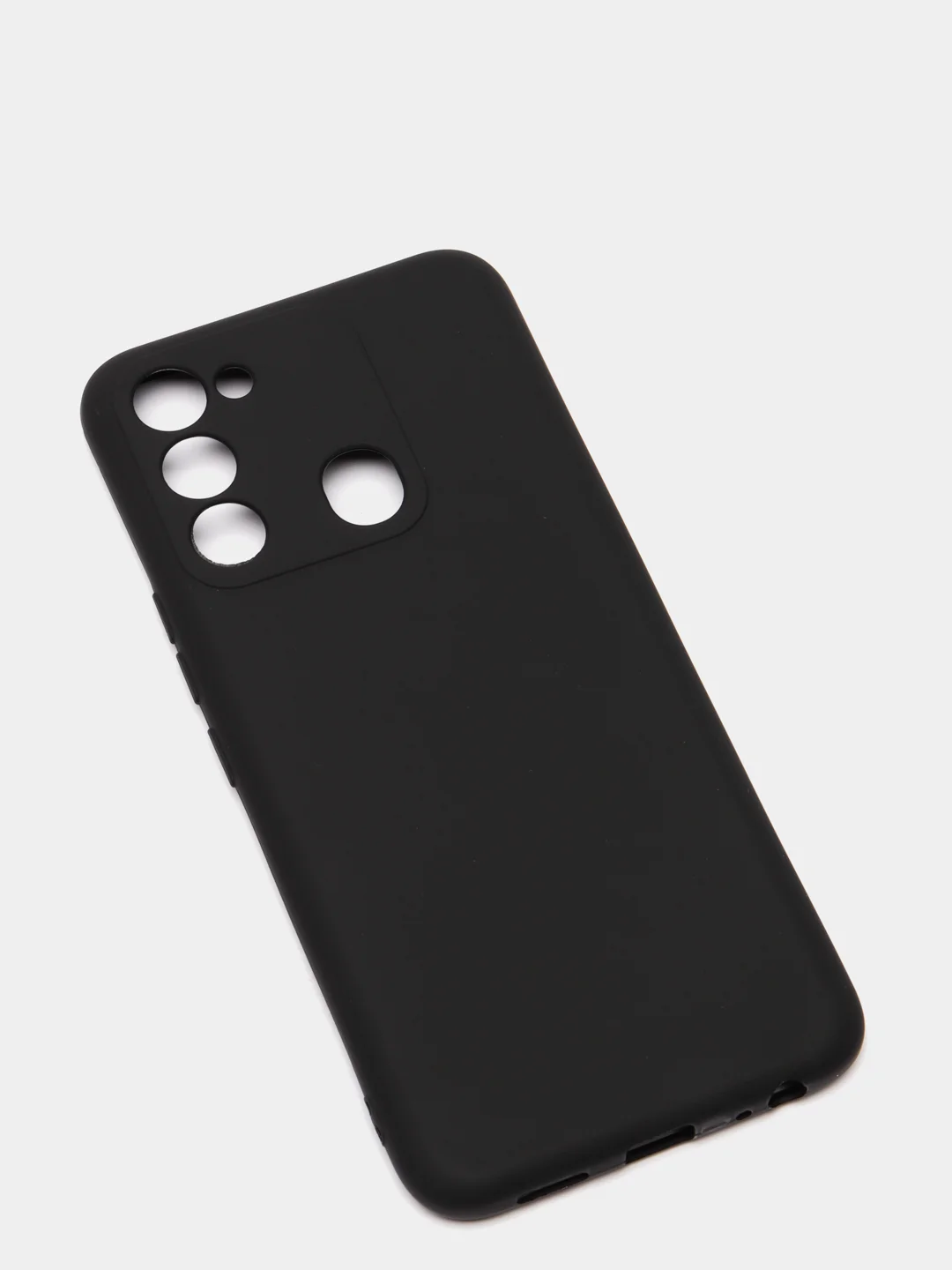 Чехол на Tecno Spark 8C / TECNO Spark GO 2022 силиконовый, черный, матовый