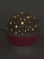 Розовый ночник "Звездное небо", детский