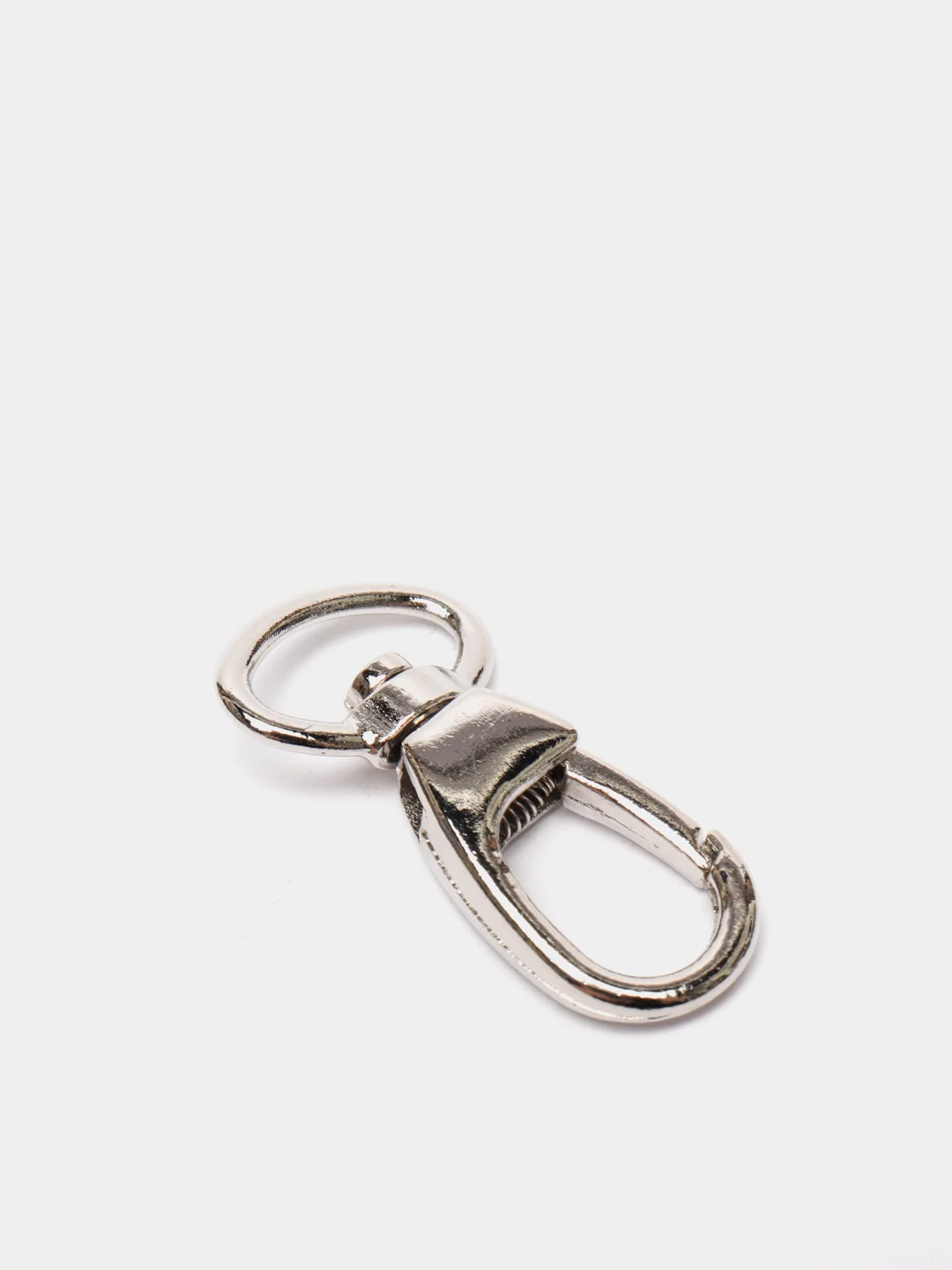 Серебряный карабин, 4*1,4 см, 2, 10 штук