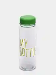 Зеленый бутылка для воды "My bottle"/500 мл/19.5 х 6 см/Best Room