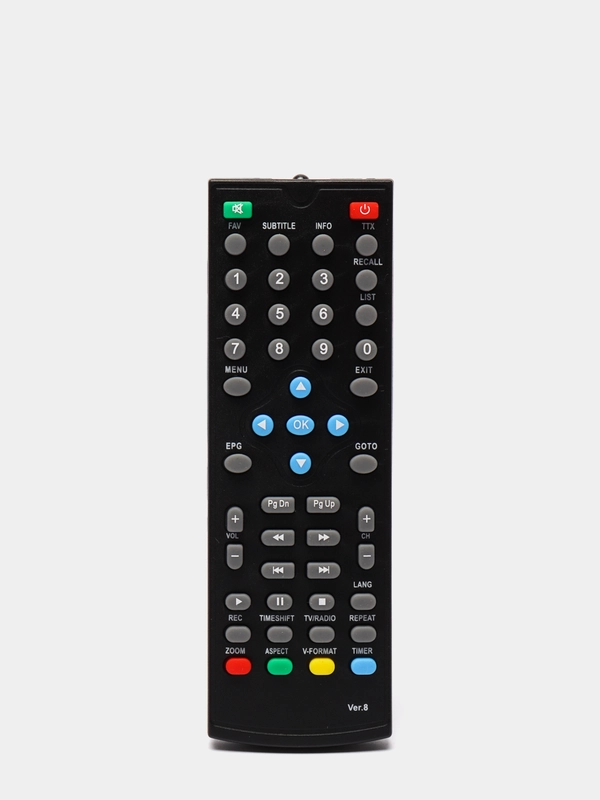 Пульт ПДУ-8 для DVB-T2 ресивера Oriel, Rolsen