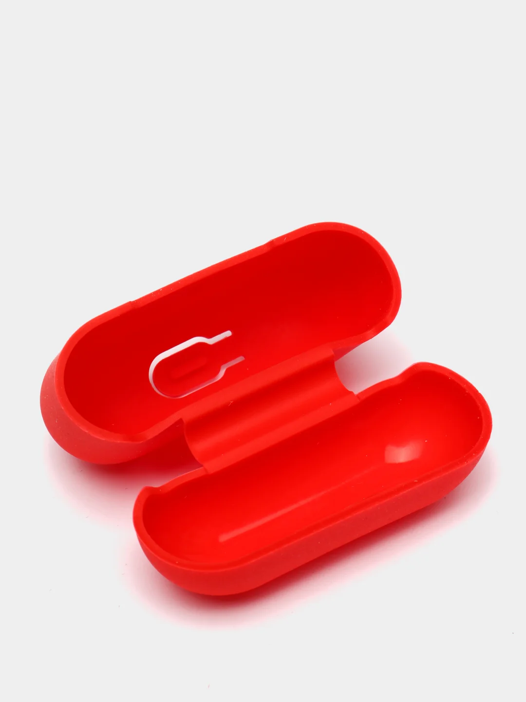 Красный силиконовый чехол для AirPods 1 и 2