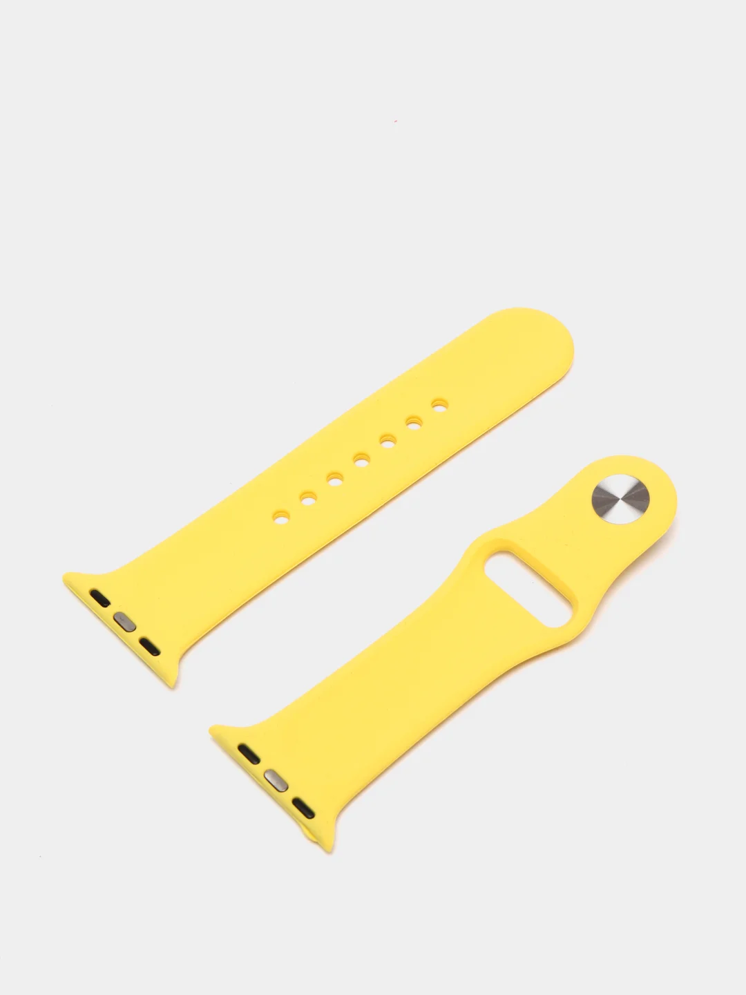 Желтый силиконовый ремешок для Apple Watch 38, 40, 42, 44