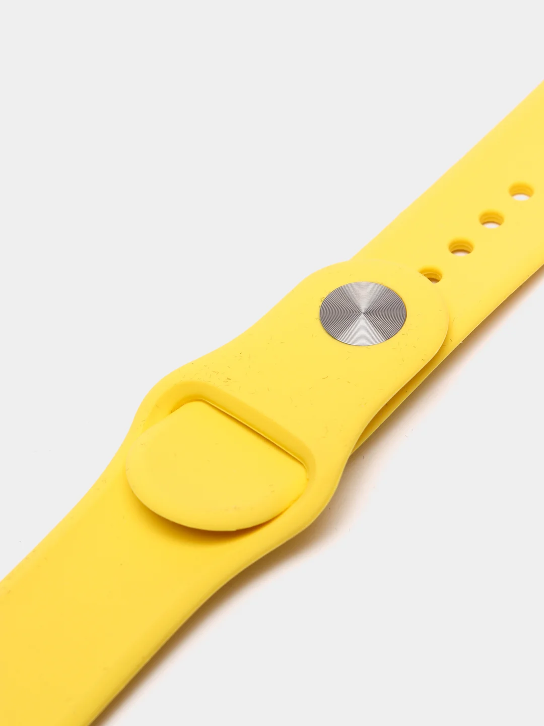 Желтый силиконовый ремешок для Apple Watch 38, 40, 42, 44