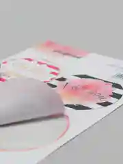 Розовый набор наклеек для оформления открыток и подарков For You (Для тебя)