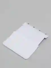 Белый удлинитель для бюстгальтера четырёхрядный