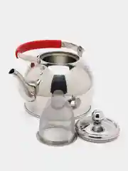 Серебряный заварочный чайник MB, глянцевый, 1 литр