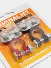 Набор аккумуляторных клемм с зажимом, 2 штуки