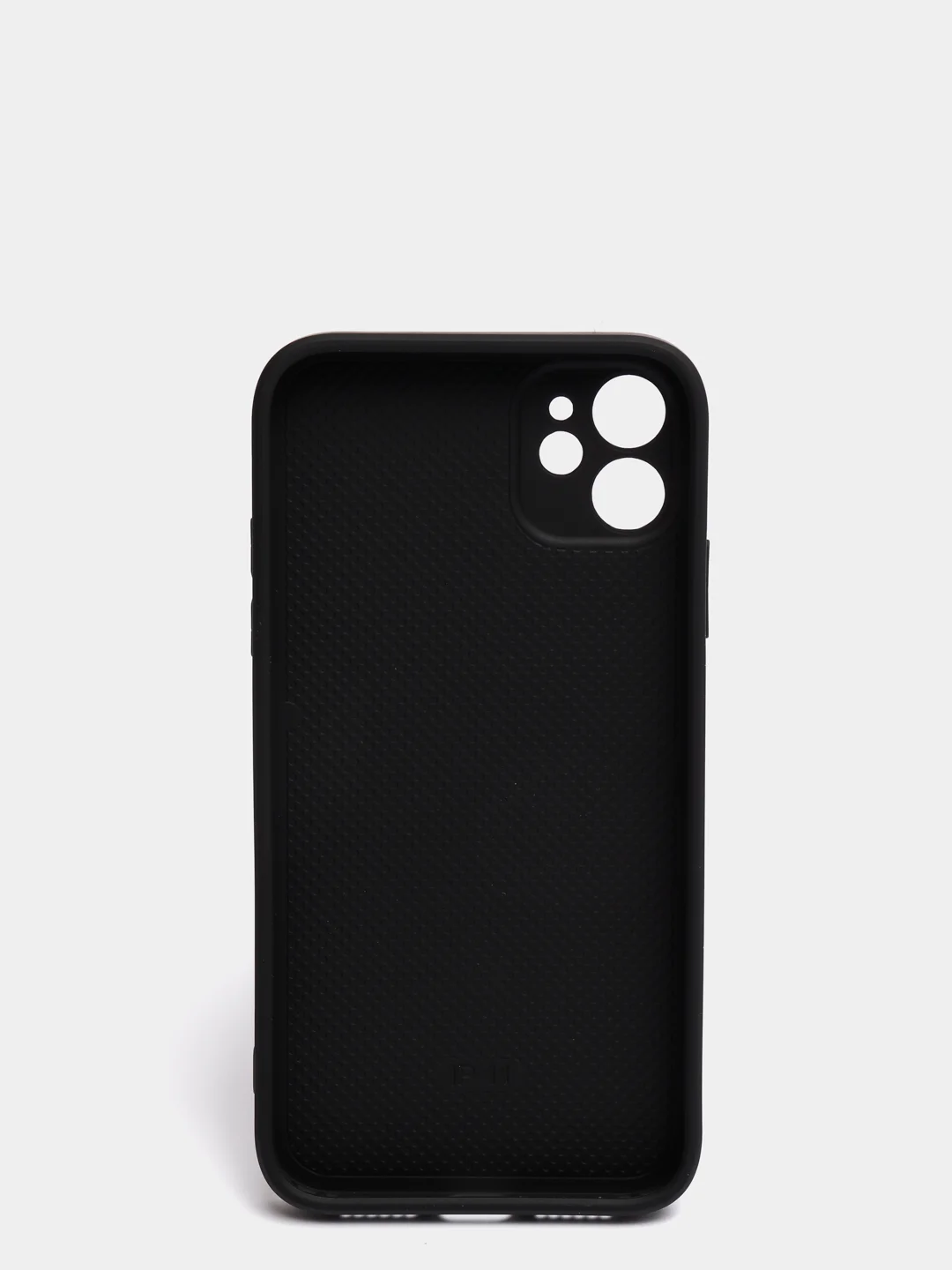Черный кожаный чехол на айфон iPhone 11 Pro Max, 12 Pro, 12 Pro Max