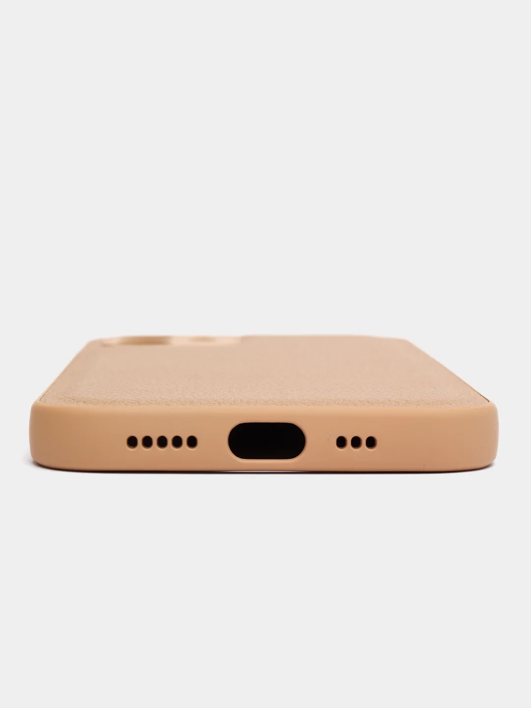 Бежевый кожаный чехол на айфон iPhone 11 Pro Max, 12 Pro, 12 Pro Max