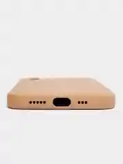 Бежевый кожаный чехол на айфон iPhone 11 Pro Max, 12 Pro, 12 Pro Max