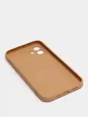 Бежевый кожаный чехол на айфон iPhone 11 Pro Max, 12 Pro, 12 Pro Max