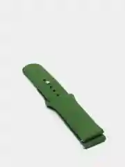 Лесной зеленый силиконовый ремешок с кнопкой для Xiaomi Amazfit Bip / Samsung / Huawei, 20 мм