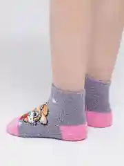 Розовый детские носки махровые "Тигренок"