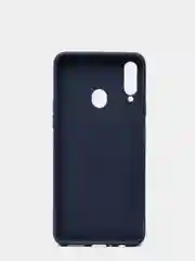 Темно-синий чехол Samsung Galaxy A20s, Самсунг Галакси А20с силиконовый цветной матовый