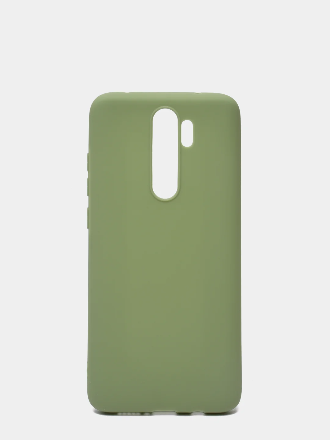 Приглушённый хаки чехол Xiaomi Redmi Note 8 Pro силиконовый