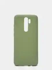 Приглушённый хаки чехол Xiaomi Redmi Note 8 Pro силиконовый
